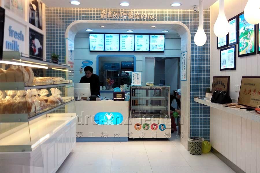 萫草原真鮮奶店面設(shè)計(jì)效果圖3