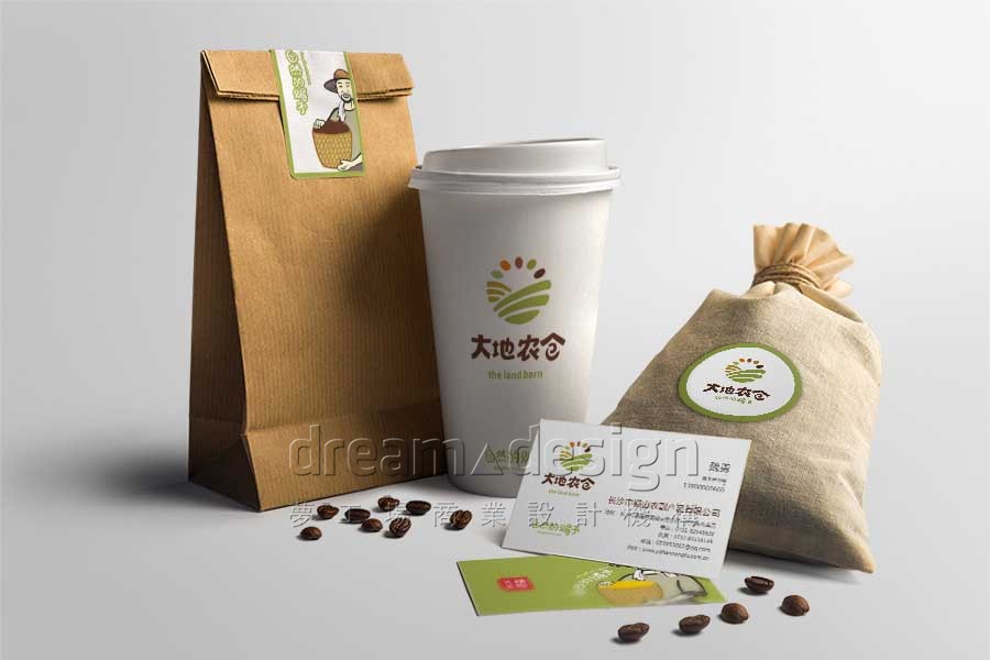 大地農(nóng)倉(cāng)名片設(shè)計(jì)效果圖
