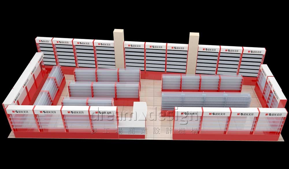 晨光文具店面設(shè)計圖1