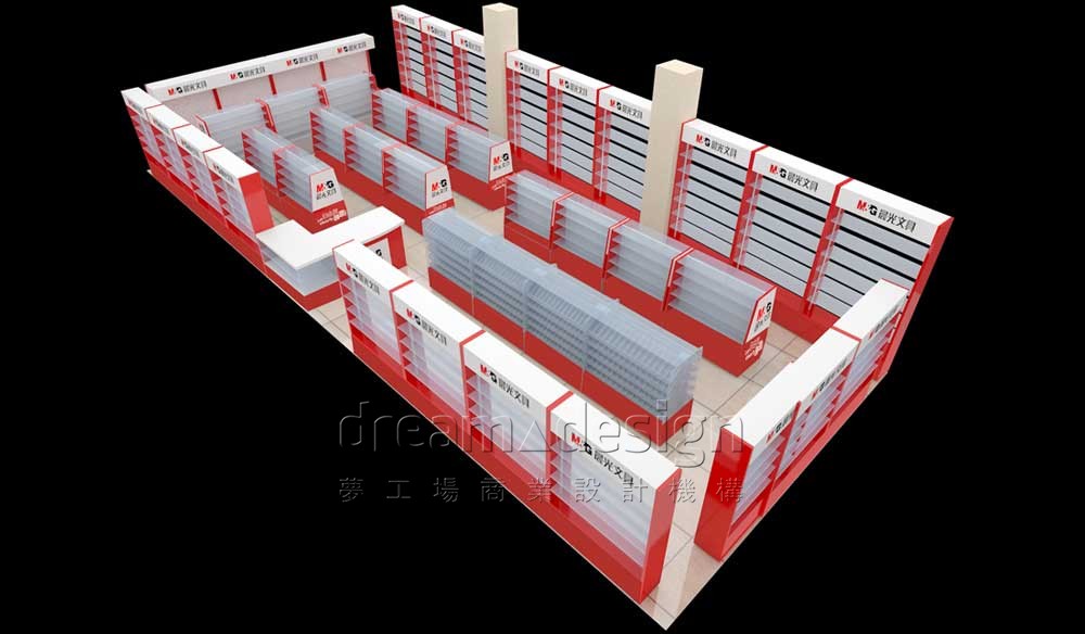 晨光文具店面設(shè)計圖2