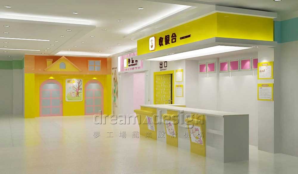 咿呀孕嬰童連鎖店面設(shè)計圖1
