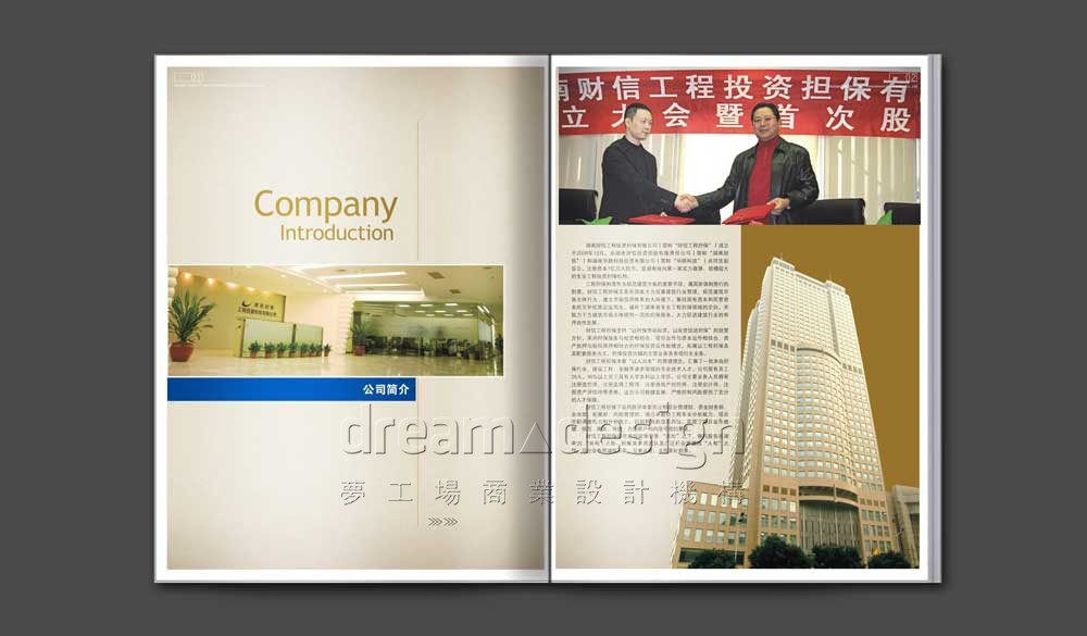 湖南財信投資擔保畫冊設計圖1