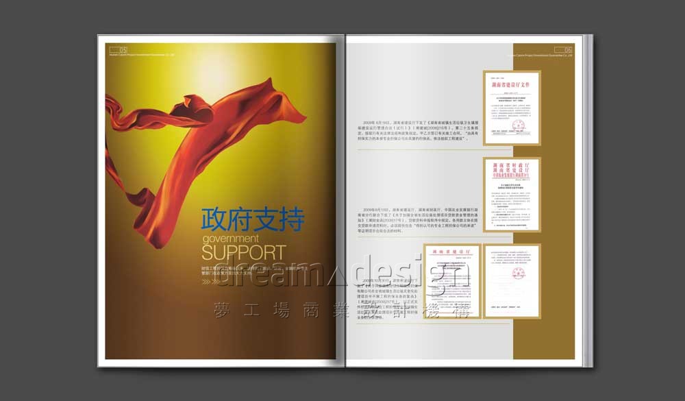 湖南財信投資擔保畫冊設計圖3