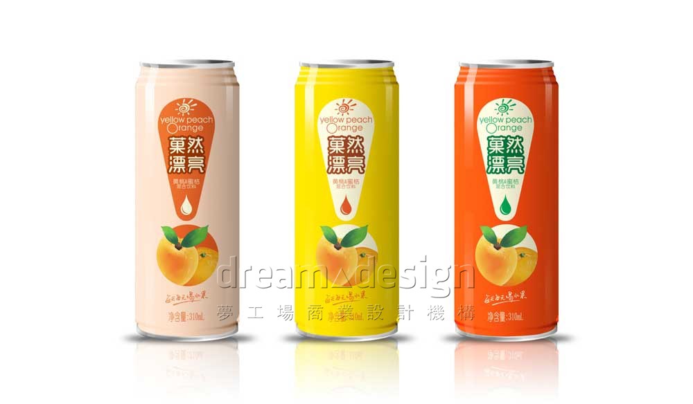 菓然漂亮易拉罐包裝設(shè)計(jì)圖2