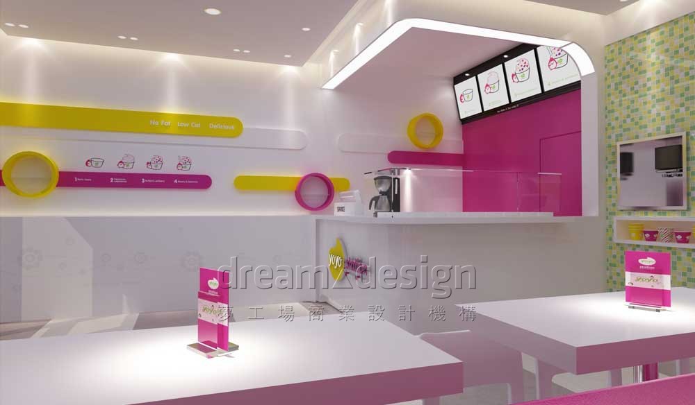 YOYO冰淇淋店面設(shè)計(jì)3