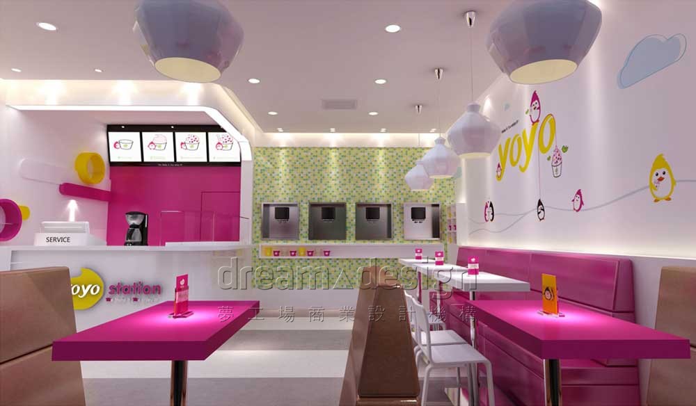 YOYO冰淇淋店面設(shè)計(jì)2