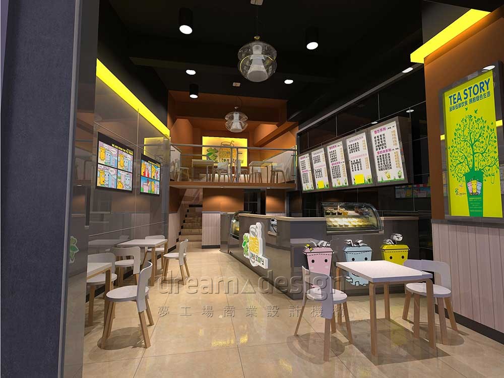 茶物語店面設(shè)計(jì)圖1