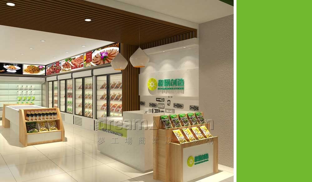 積廚創(chuàng)造店面設(shè)計效果圖1