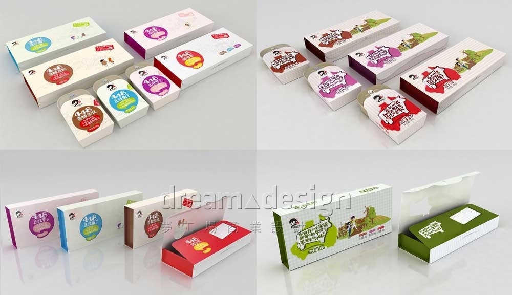菓然漂亮產(chǎn)品包裝效果圖1
