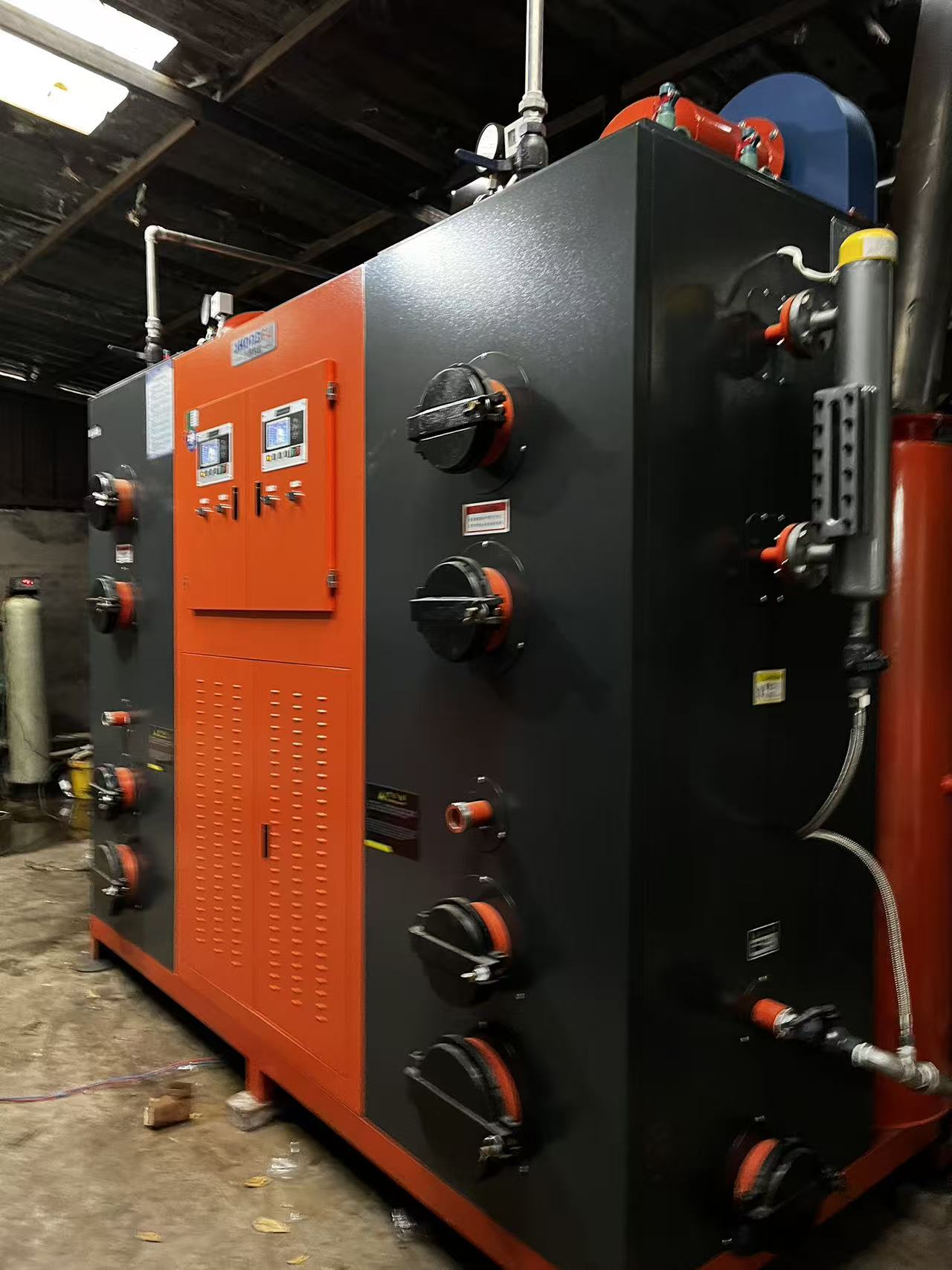 安陽(yáng)面筋加工廠蒸面筋用我司生物質(zhì)蒸汽發(fā)生器